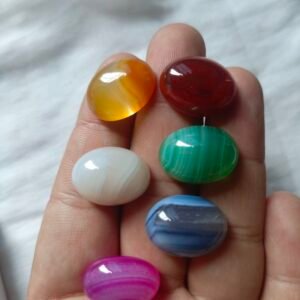 Pack of 6 Sulemani Haqeeq Stones 20 CRT
