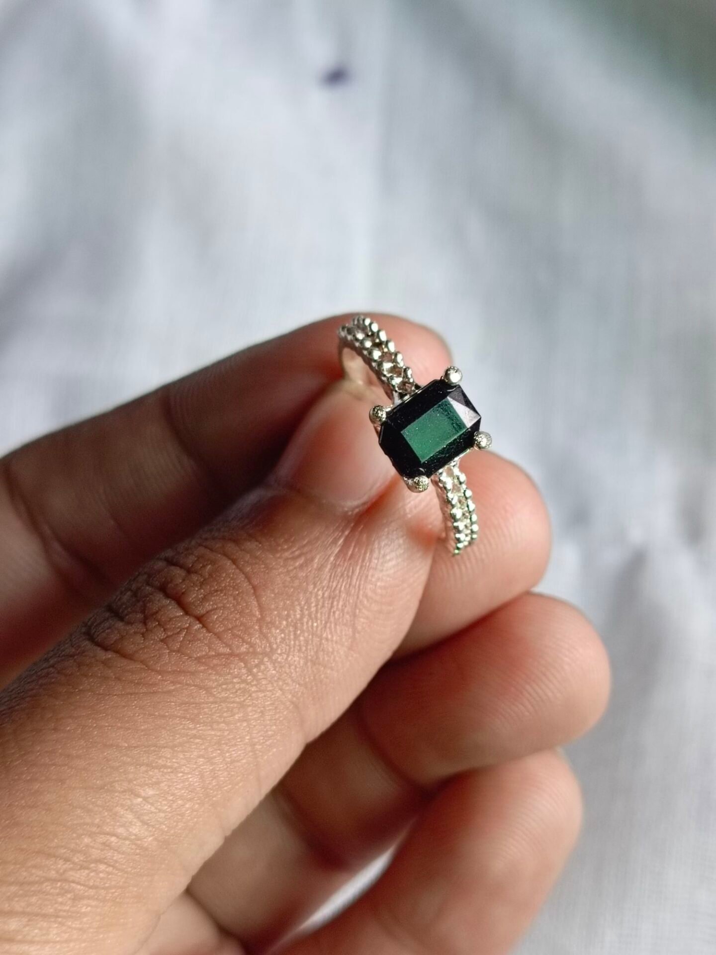 Black Zircone Stone Ring For - Gemstone Hub