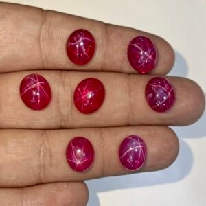 Anari Yaqoot Star Stone 100% Original Ruby Stone Rings