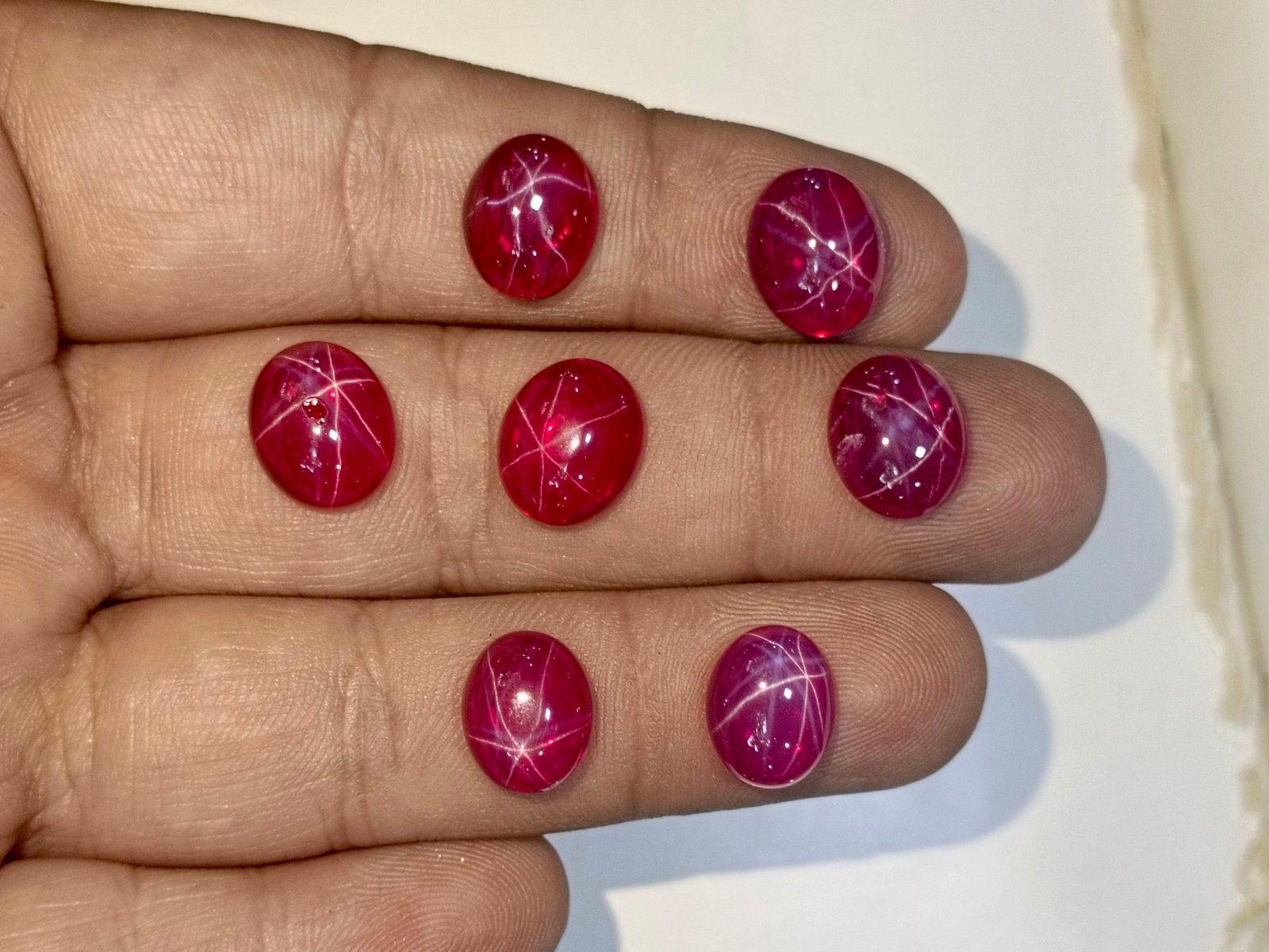 Anari Yaqoot Star Stone 100% Original Ruby Stone Rings
