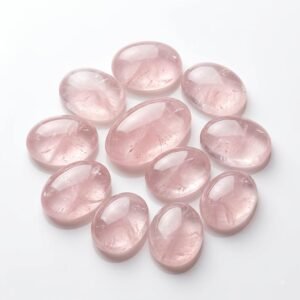 White Quartz Rings & Stone 100% Natural