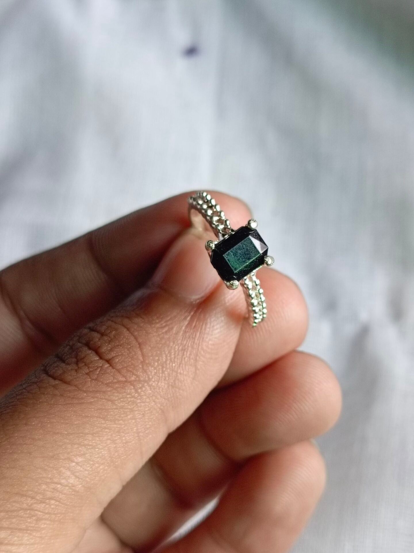 Black Zircone Stone Ring For - Gemstone Hub