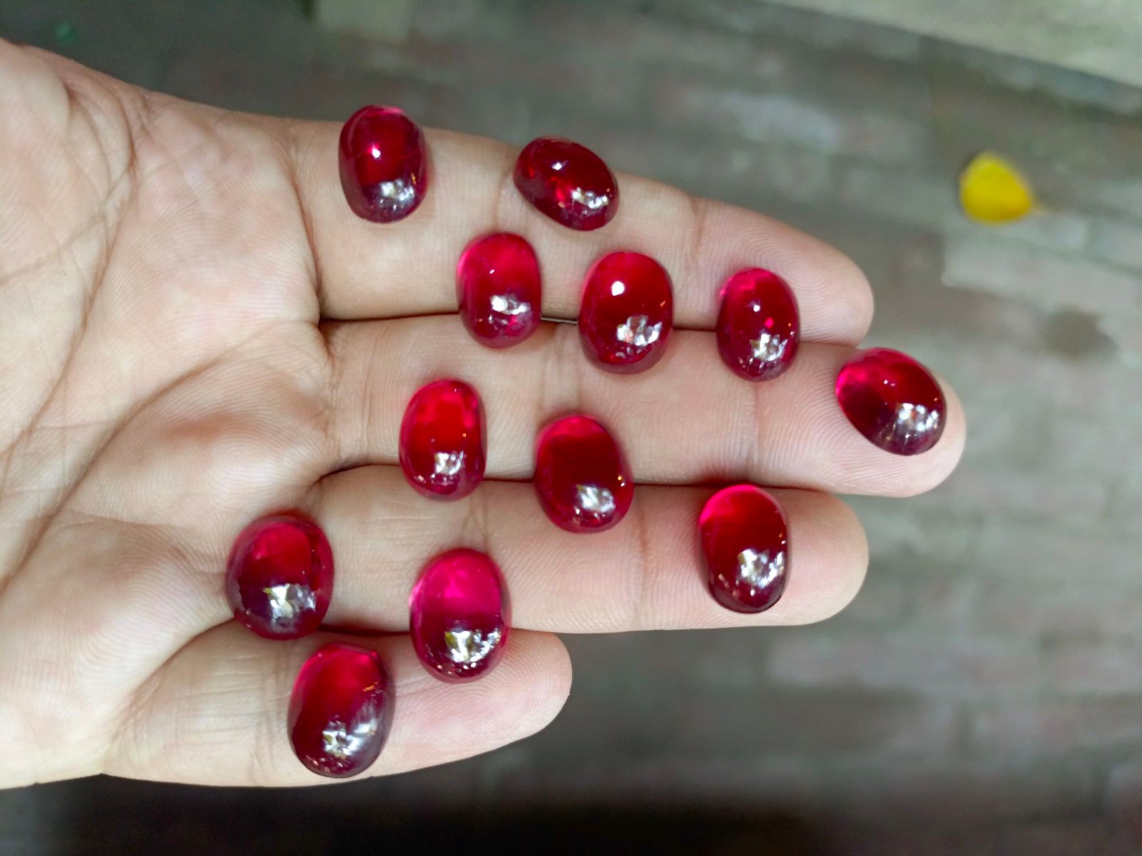 Small size irani Anari Yaqoot Stone 100% Orignal Ruby