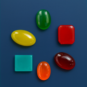 Pack of 6 Yamni Aqeeq / Sulemani Aqeeq Gemstones