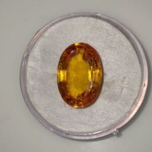 yeallow pukhraj stone man for woman
