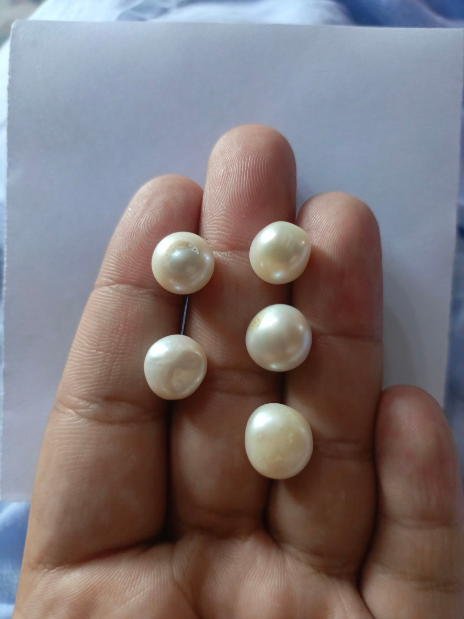 Natural Pearl Stone 100% Original Natural
