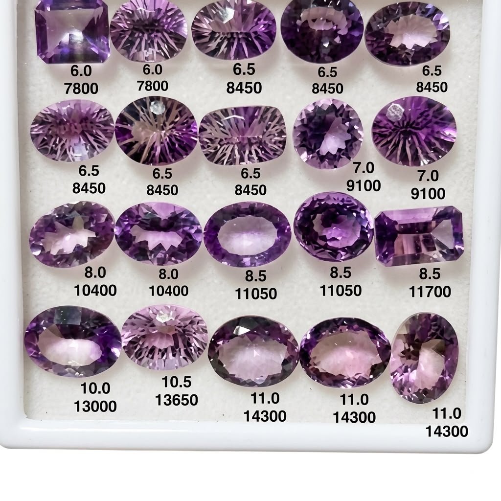 Natural Amethyst Katala Laser Cutting - Gemstone Hub