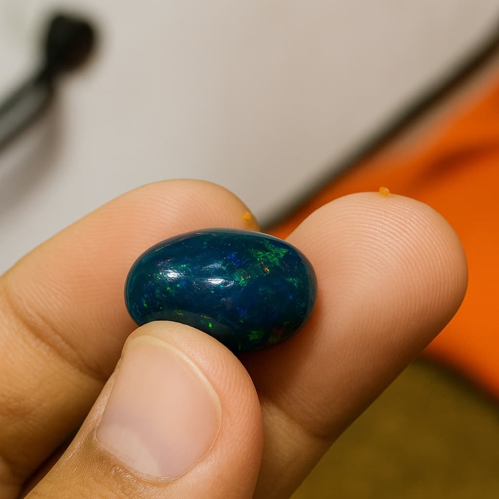 Natural Black Welo Opal Ethiopian - Gemstone Hub