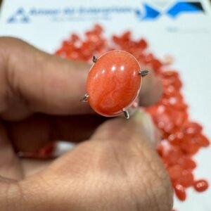 Natural Italian Coral Marjan Stone 1.6 CRT