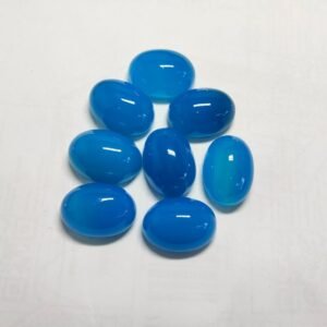 Natural Original Blue Agate (Nela aqeeq) Gemstone