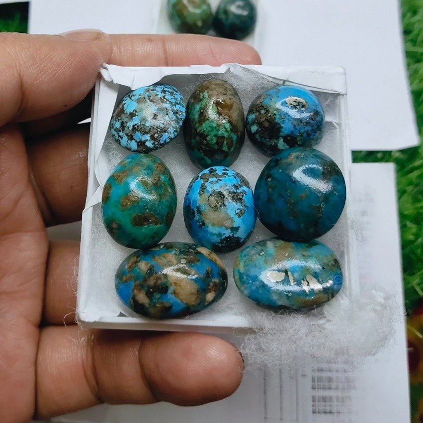 100% Original Turquoise) Firoza (Feroza) Gemstone