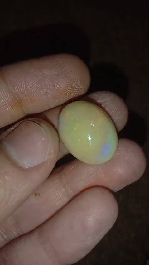 Australian White Opal 13 5 - Gemstone Hub