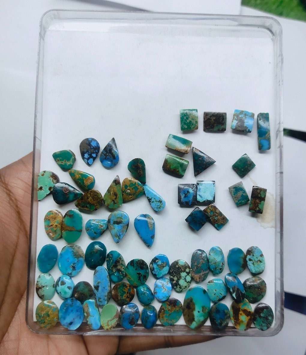 100% Original Turquoise) Firoza (Feroza) Gemstone 2.55