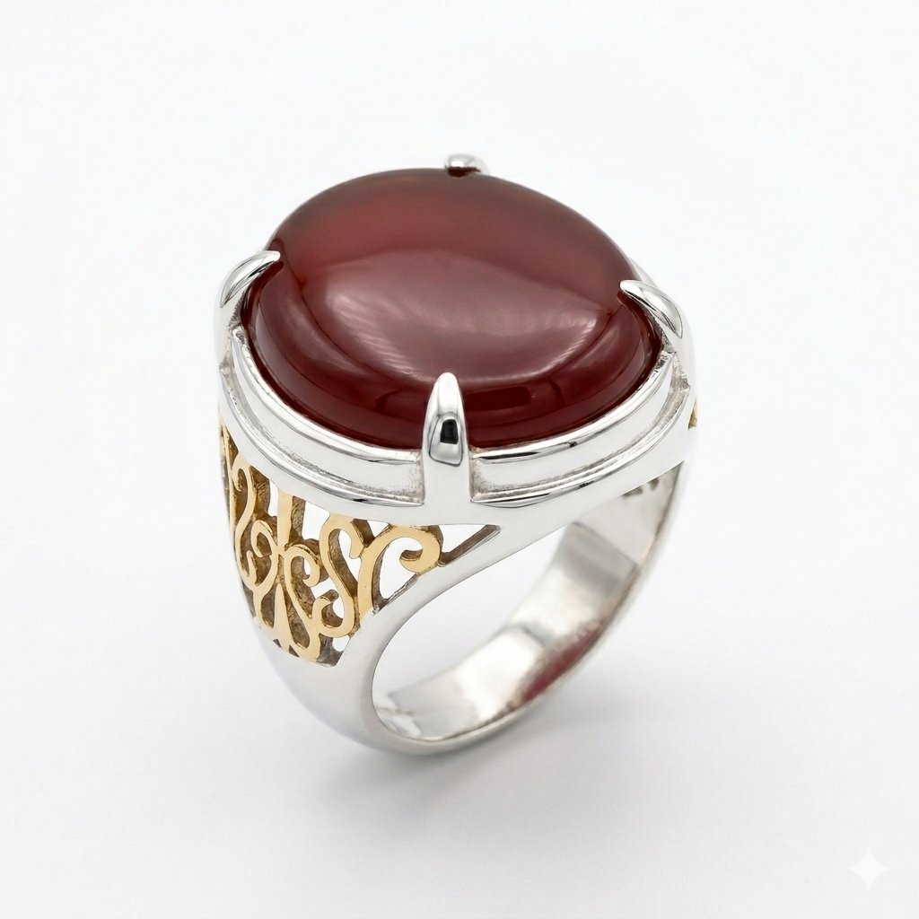 Original Hussaini Aqeeq Ring