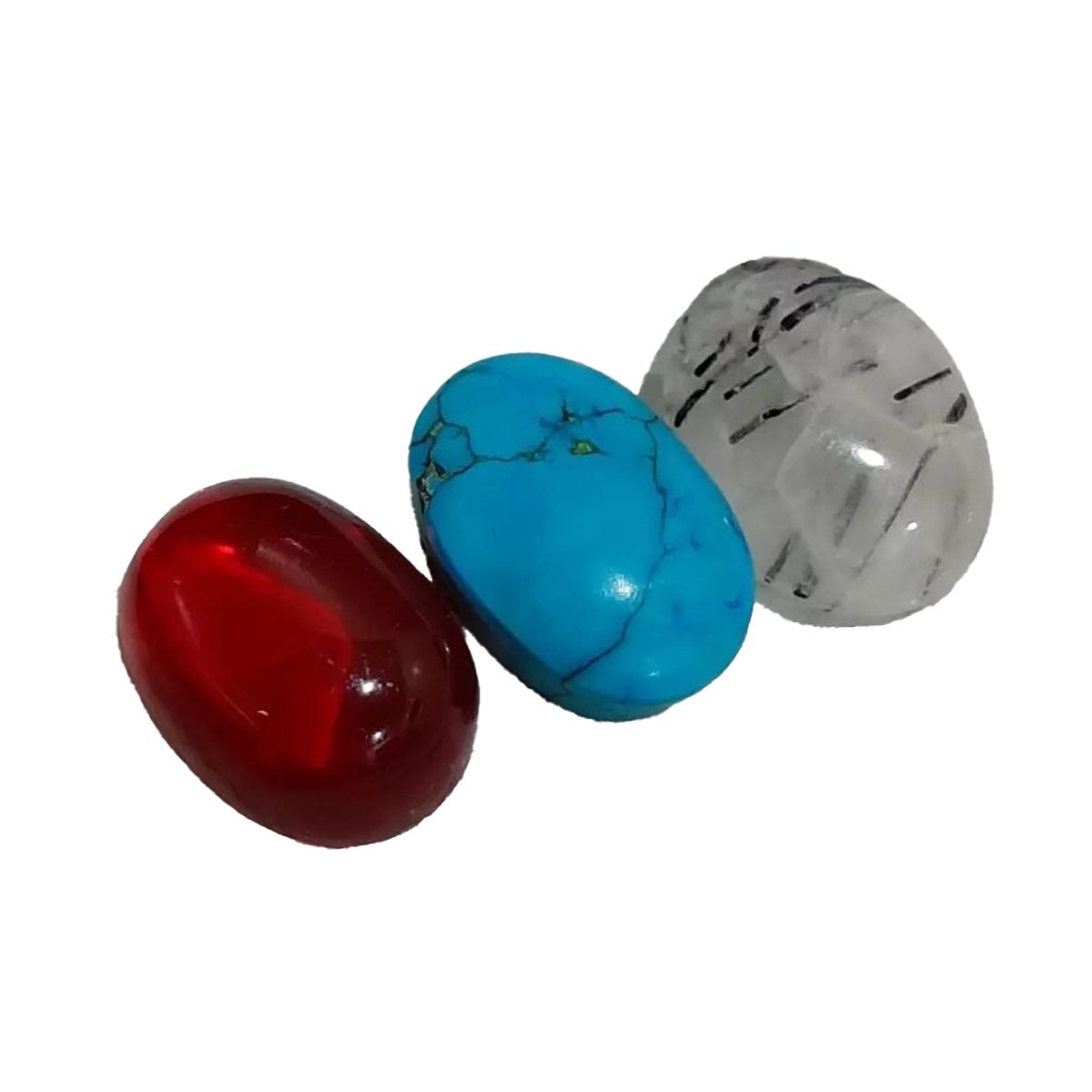 Pack of 3 Real Gemstone Different stone weight abou