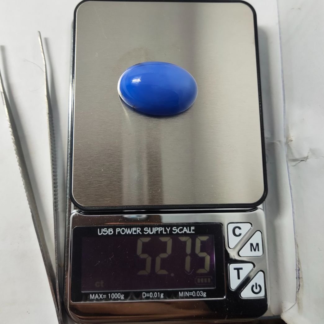 Natural Original Blue Agate Nela - Gemstone Hub