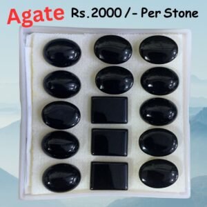 Black Aqeeq Stone
