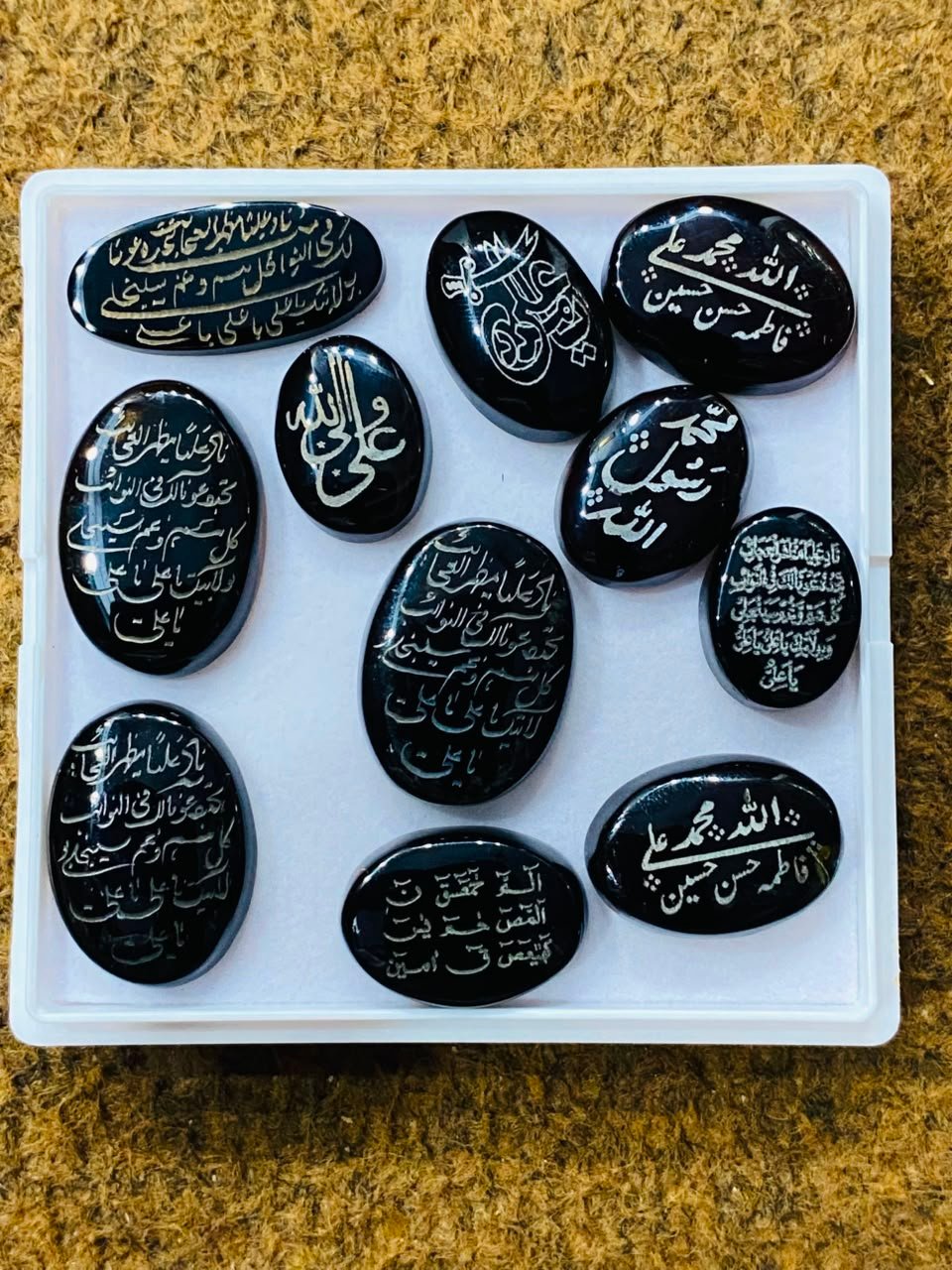 Natural Black Agate Aqeeq Stone - Gemstone Hub