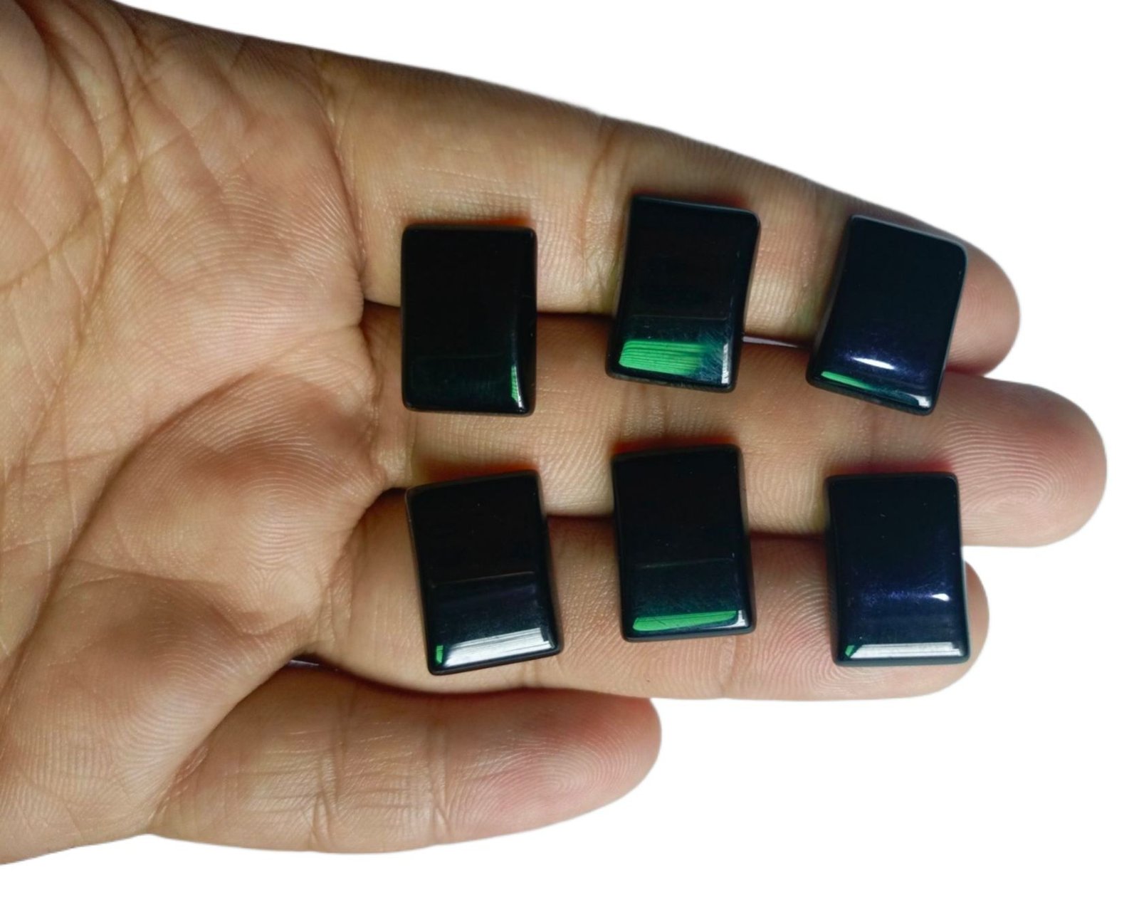 Black Square Haqeeq Stone 100 - Gemstone Hub