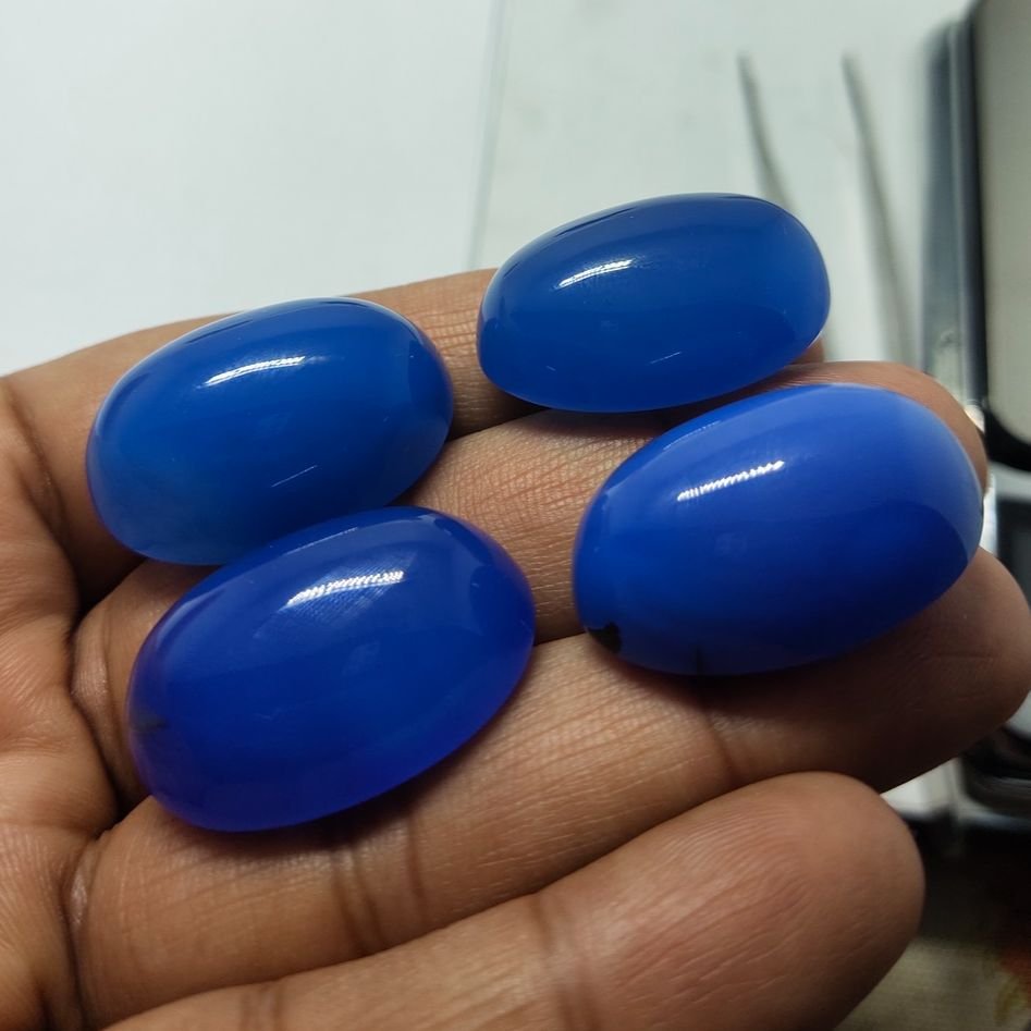 Natural Original Blue Agate Nela - Gemstone Hub