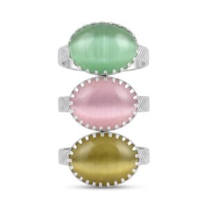 Cat Eye Stone Ring for Women