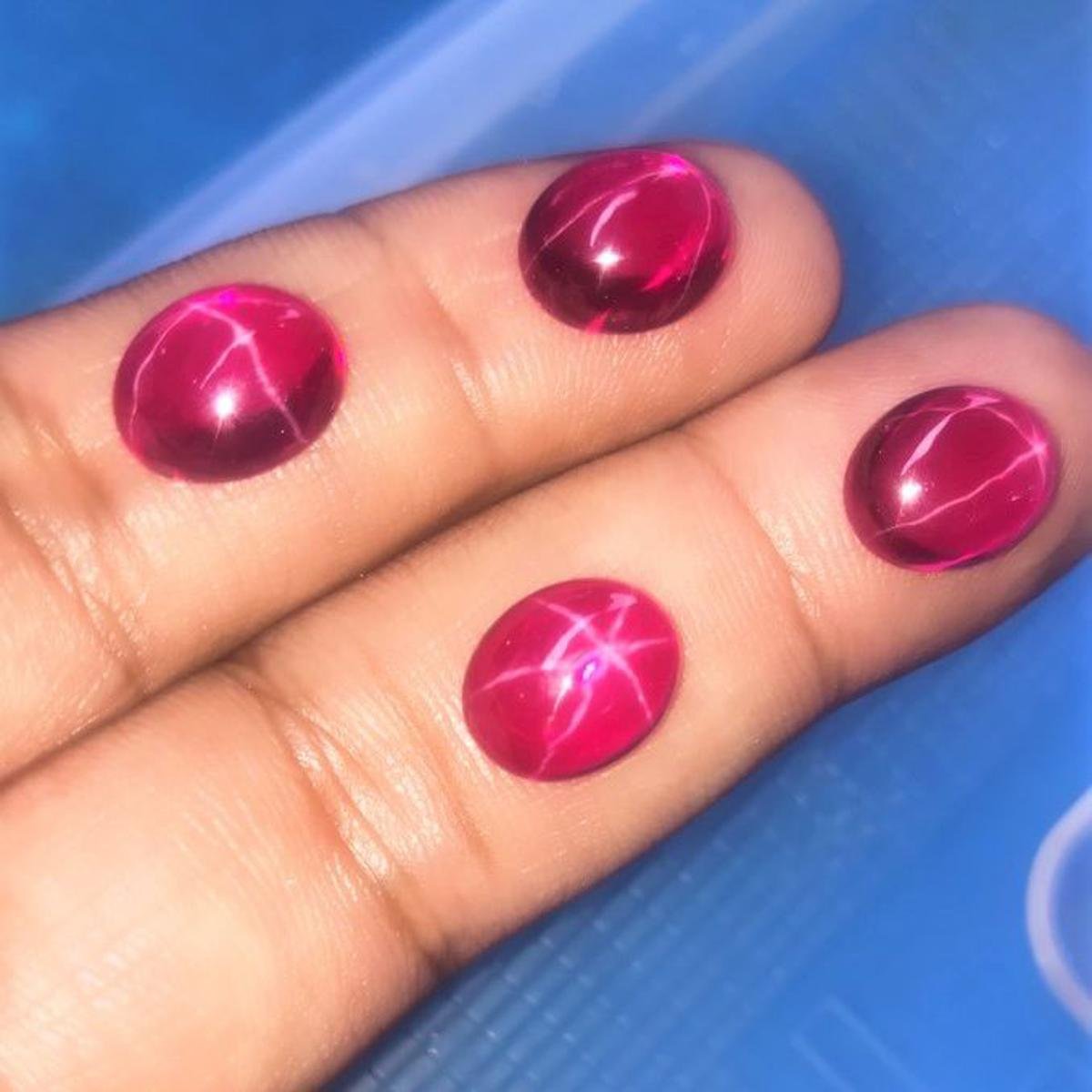 Original Elegant Pink Ruby Star Real (Star Yaqoot) 6.0