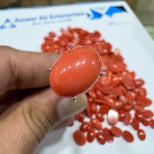 Natural Italian Coral Marjan Stone 4.5 CRT