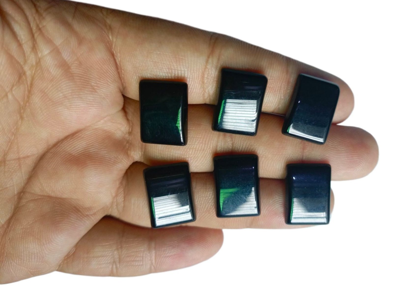 Black Square Haqeeq Stone 100 - Gemstone Hub