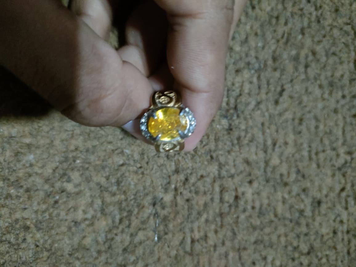 Yellow Zarkoon Topaz Ring - Gemstone Hub