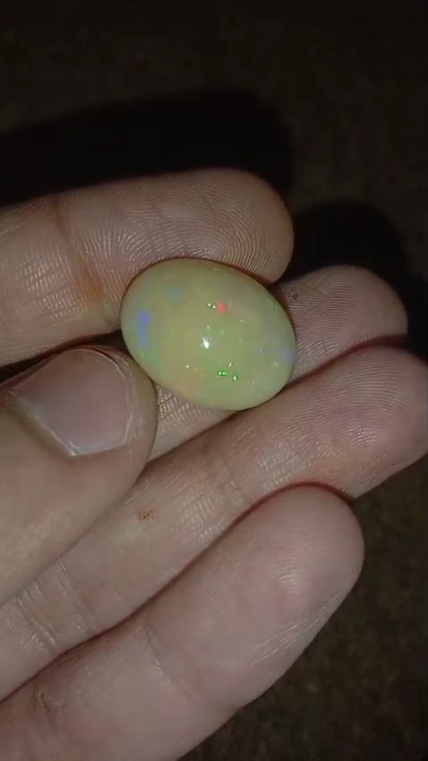 Australian White Opal 13 5 - Gemstone Hub