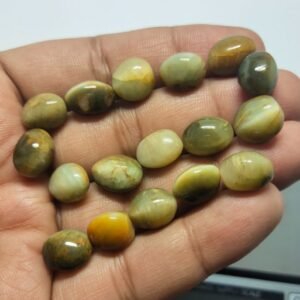Sri Lankan Cat’s Eye (Lehsunia) Gemstone ≈1.22–1.62g