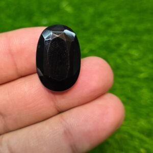 Natural Black Aqeeq Gemstone 4.41 Gram