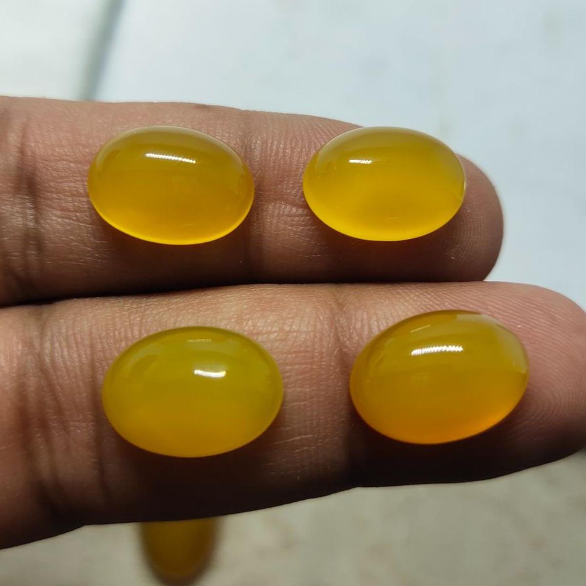 Netural Original Yellow Agate (Zard Haqeeq) Gemstone