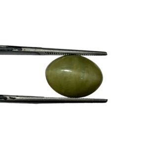 Natural Cat's Eye Gemstone (Lehsunia) - 5.70 CRT