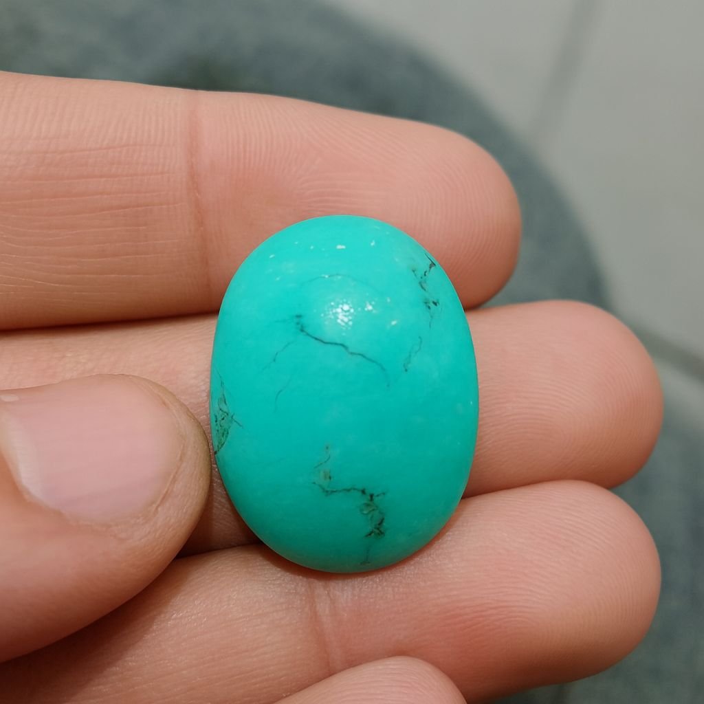 Indi Turquoise Stone Natural & Original Hussaini