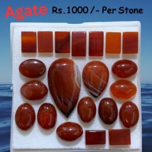 Red Aqeeq Stone