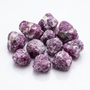 Pink Raw Corundum Ruby Gemstone