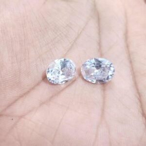 Zircon Stone White Color 1.6g ±0.2g (8 CRT ±1 CRT)