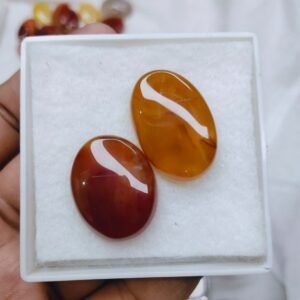 100% Original Natural Yamni Brown Haqeeq Gemstone