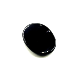 Natural Black Agate Gemstone 5.6ct