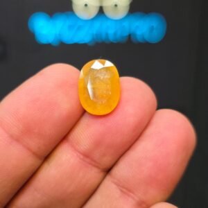 Premium Quality Pukhraj Stone (Yellow Sapphire) Natural 10.55 CRT