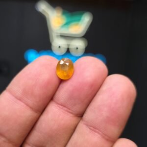 Premium Quality Pukhraj Stone (Yellow Sapphire) Natural 4.55 CRT