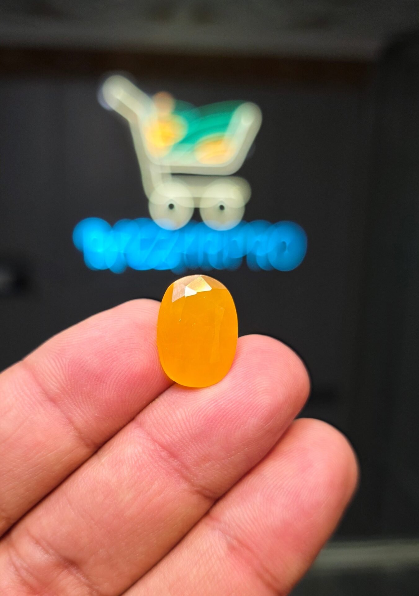 Premium Quality Indian Pukhraj Stone (Yellow Sapphire) Natural 19.75 CRT