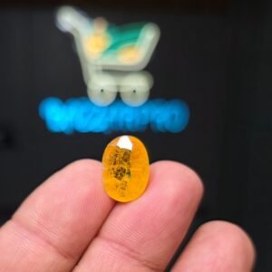 Premium Quality Indian Pukhraj Stone (Yellow Sapphire) Natural 14.50 CRT