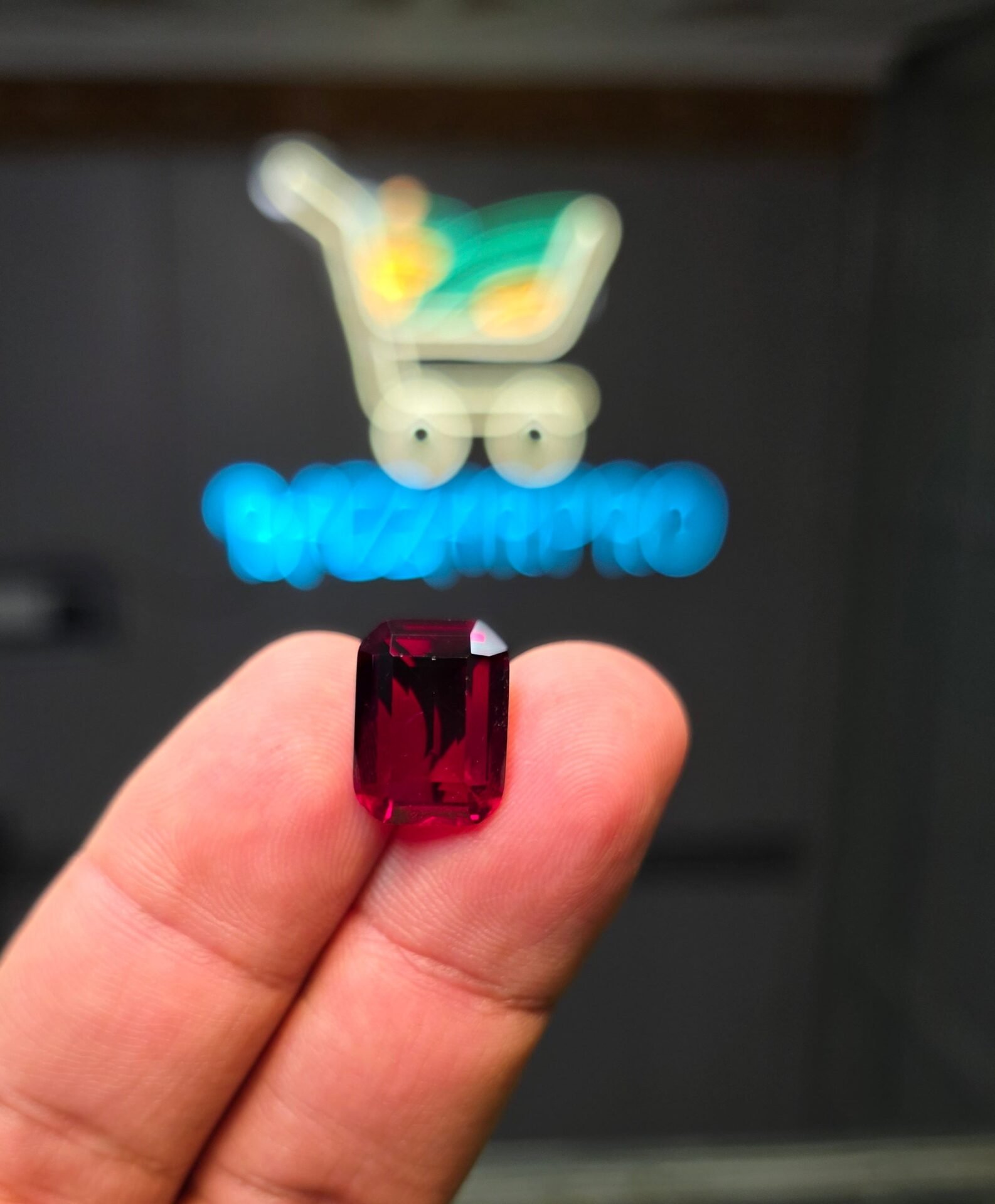 Premium Quality Yaqoot Stone 9.35 CRT Square/Mix Cut - Image 2