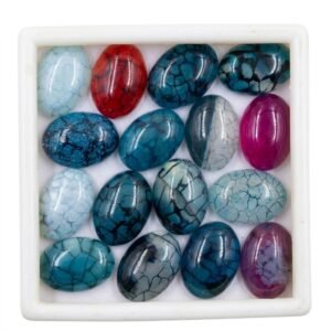 Dragon Vein Agate Oval Cabochon - Gemstone Hub