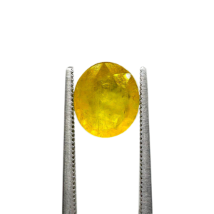 Natural Yellow Sapphire (Pukhraj) 2.5 Carat Round Loose Stone