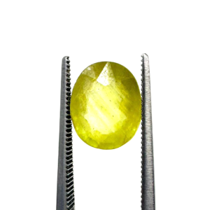 Natural Yellow Sapphire (Pukhraj) 4.25 Carat Round Loose Stone