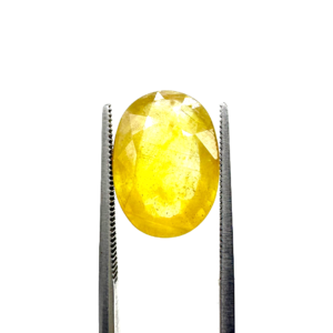 Natural Yellow Sapphire (Pukhraj) 10.1 Carat Round Loose Stone