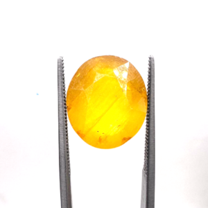 Natural Yellow Sapphire (Pukhraj) 11.9 Carat Round Loose Stone